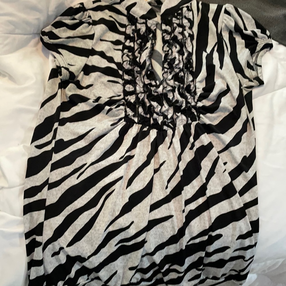 Zebra print shirt